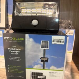 Ecoglow 10W Solar Floodlight with PIR Sensor – Iconic Solutions Sri Lanka